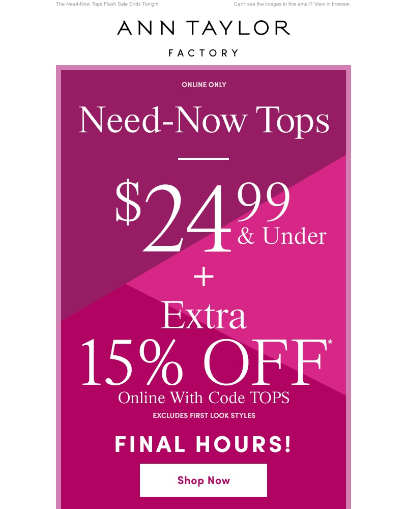 Screenshot of email with subject /media/emails/2499-under-tops-extra-15-off-final-hours-cropped-5f1baa90.jpg