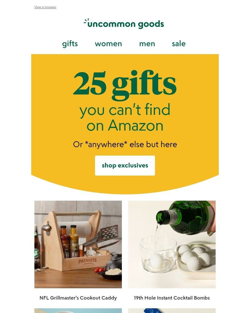 Screenshot of email with subject /media/emails/25-gifts-you-cant-find-on-amazon-488078-cropped-3c6497da.jpg