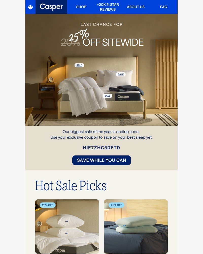 Screenshot of email with subject /media/emails/25-off-everything-wont-be-back-for-a-while-6dddad-cropped-5c0cdfe6.jpg