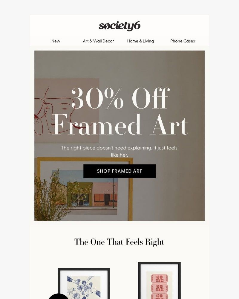 Screenshot of email with subject /media/emails/25-off-framed-art-shell-love-3ae06b-cropped-5e11271c.jpg