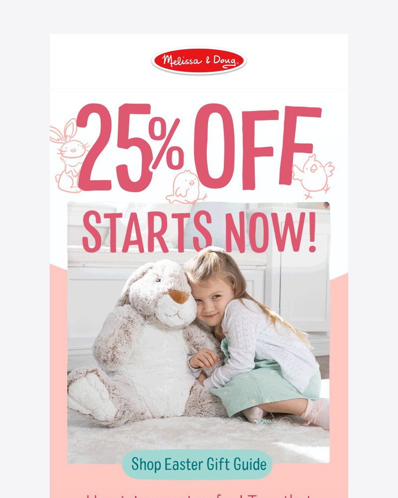 Screenshot of email with subject /media/emails/25-off-starts-now-hop-into-easter-fun-d1e904-cropped-f2958731.jpg