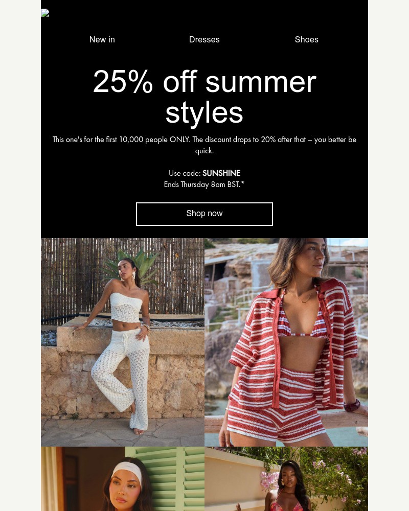 Screenshot of email with subject /media/emails/25-off-summer-styles-for-the-first-10k-people-ab80b2-cropped-3e2e300f.jpg