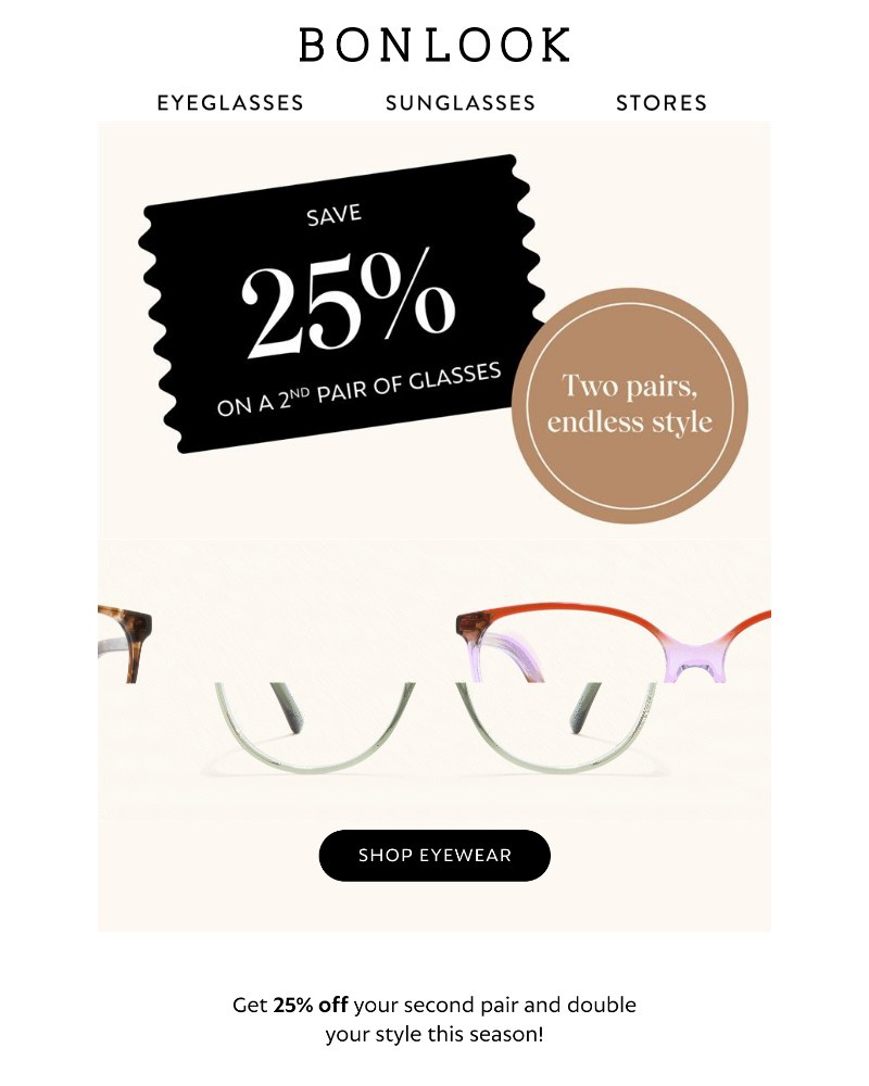 Screenshot of email with subject /media/emails/25-off-your-second-pair-2c6aae-cropped-5dfe3633.jpg