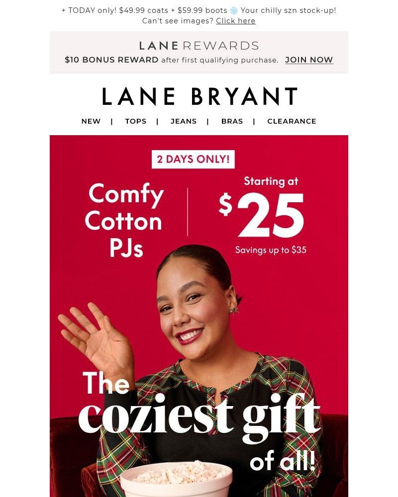 Screenshot of email with subject /media/emails/29-comfy-cotton-pj-sets-are-here-41b8a2-cropped-e5f3dc1d.jpg