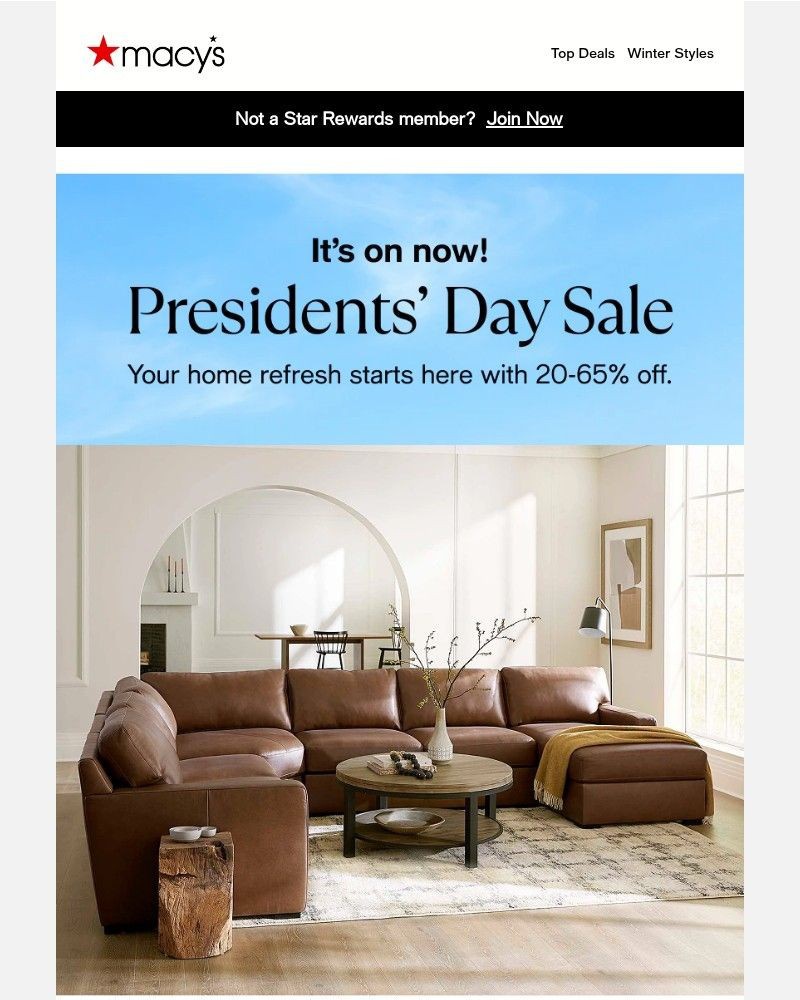 Screenshot of email sent to a Macy's Cart abandoner