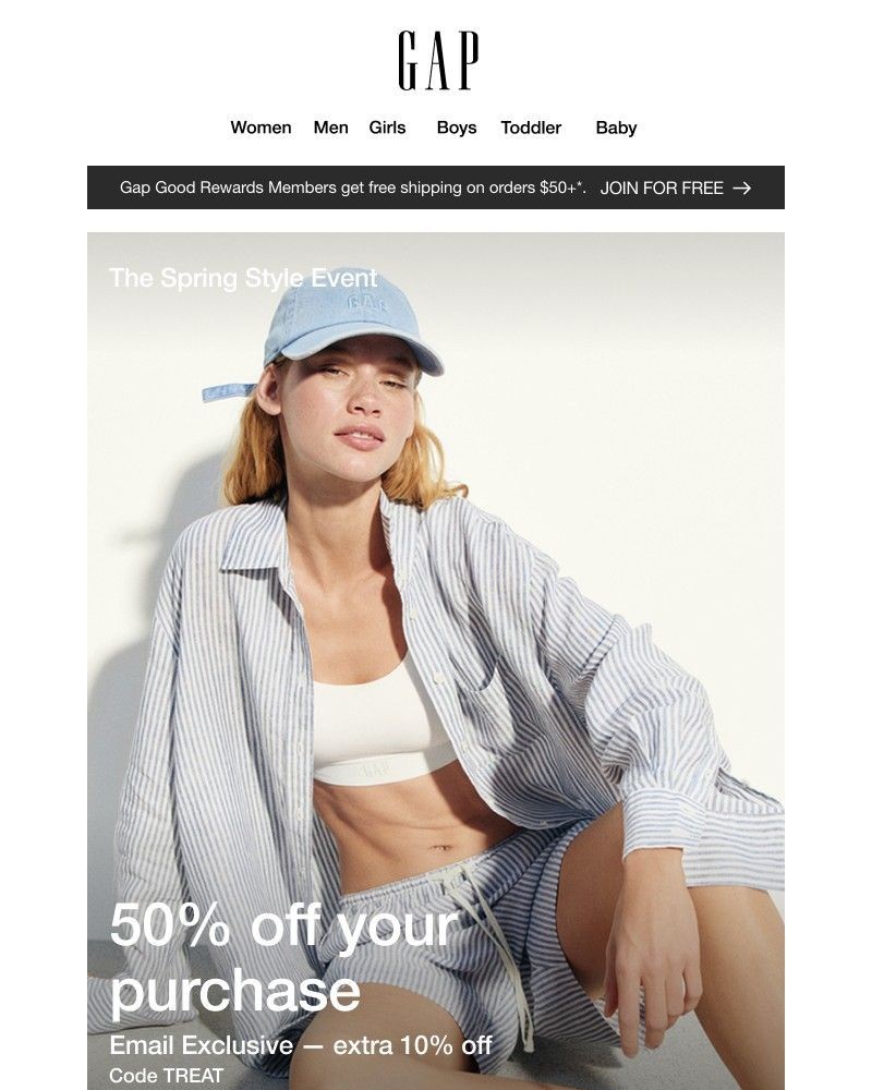 Screenshot of email with subject /media/emails/2x-deals-50-off-your-purchase-60-off-select-styles-1c435a-cropped-0d0c0013.jpg