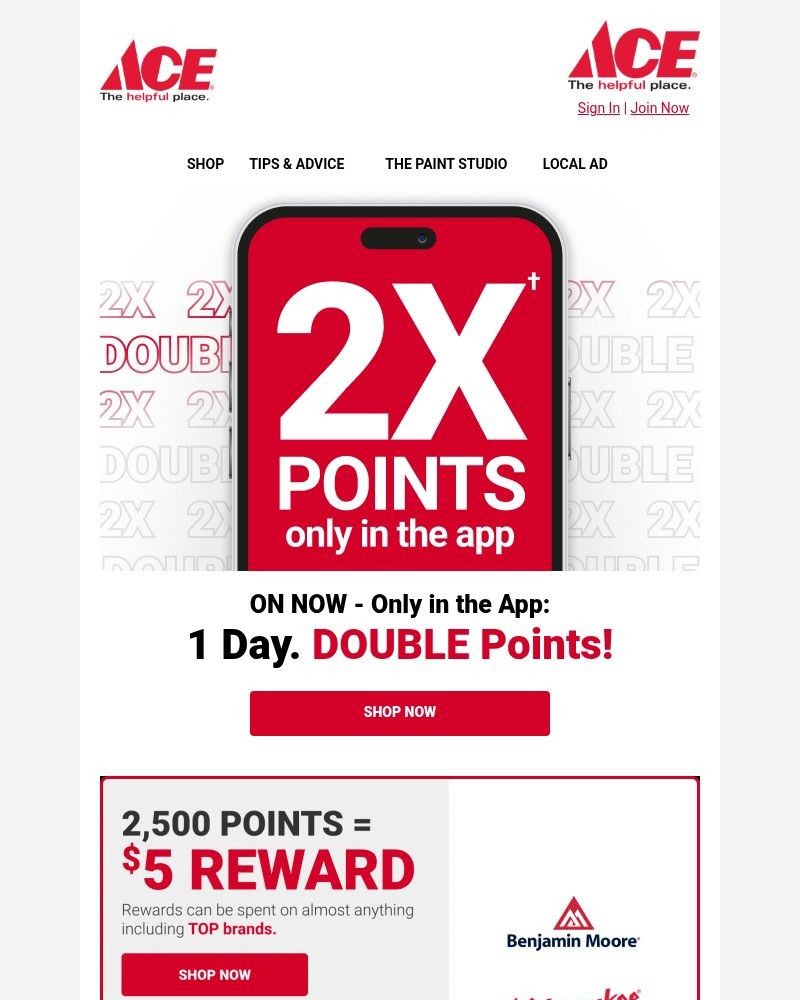 Screenshot of email with subject /media/emails/2x-points-are-liveshop-in-the-app-today-325c19-cropped-86cbceab.jpg