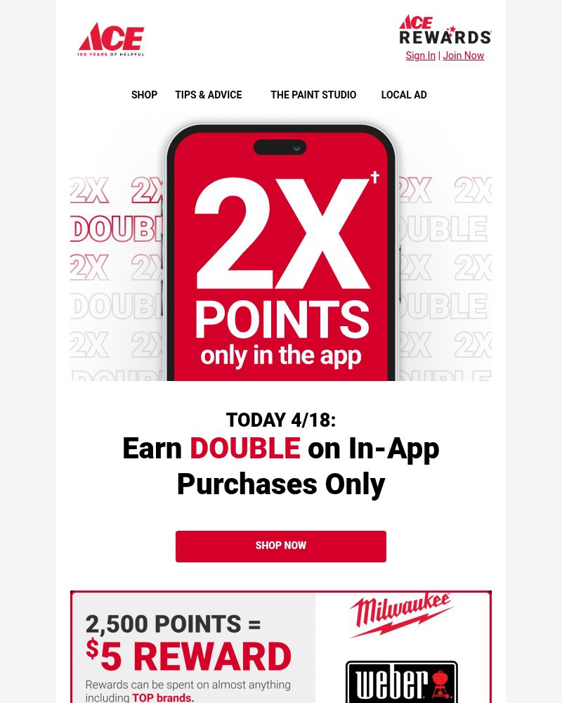 Screenshot of email with subject /media/emails/2x-points-now-liveshop-in-the-app-today-351f32-cropped-b98a3884.jpg