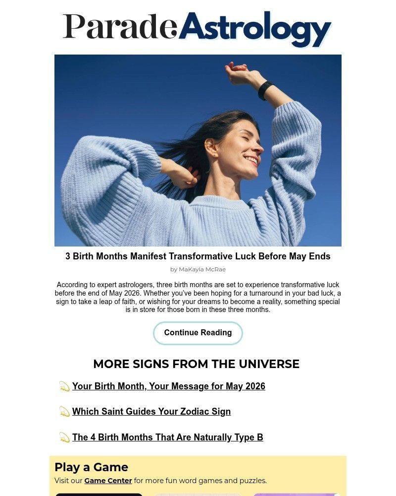 Screenshot of email with subject /media/emails/3-birth-months-attract-transformative-luck-before-may-ends-676847-cropped-fede2e08.jpg