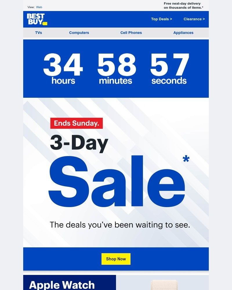 Screenshot of email with subject /media/emails/3-day-sale-the-deals-youve-been-waiting-to-see-23a950-cropped-c458f7d0.jpg