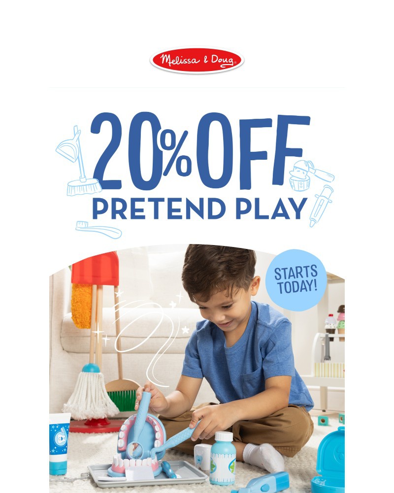 Screenshot of email with subject /media/emails/3-days-only-20-off-pretend-play-starts-now-26fb23-cropped-231a2b64.jpg