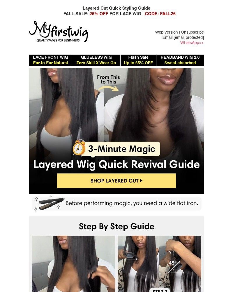Screenshot of email with subject /media/emails/3-minute-layered-cut-hair-styling-guidevip-only-new-hairstyles-for-fall-season-ee_7y5wVhF.jpg