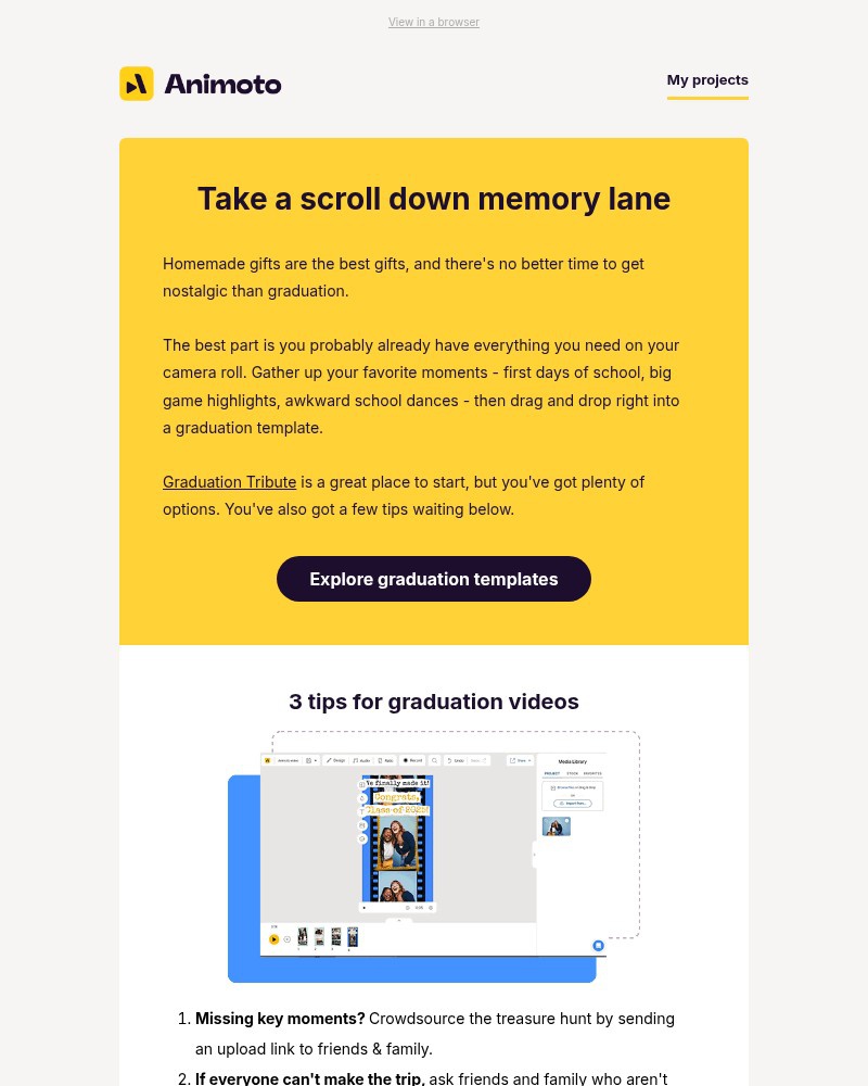 Screenshot of email with subject /media/emails/3-tips-for-the-perfect-graduation-video-905951-cropped-e56bcccb.jpg