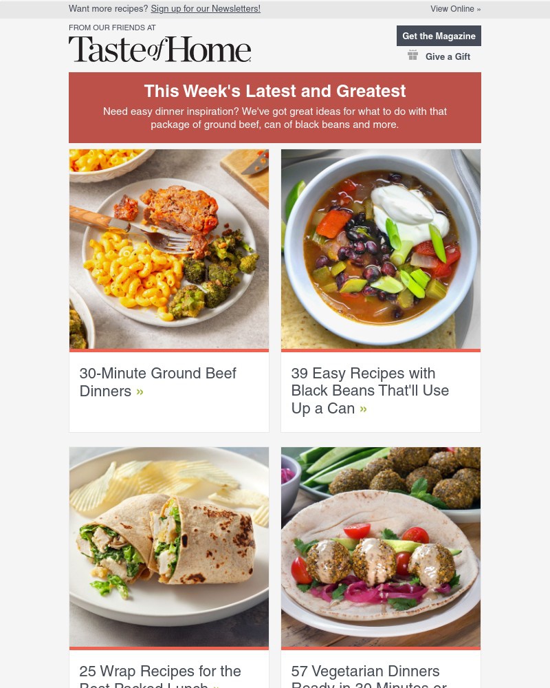 Screenshot of email sent to a Reader’s Digest Newsletter subscriber