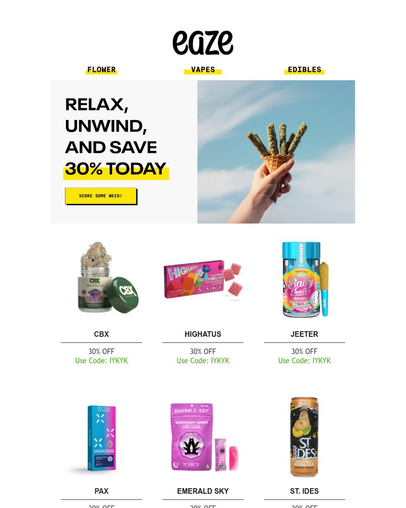Screenshot of email with subject /media/emails/30-off-cannabiotix-jeeter-emerald-sky-more-to-stock-up-for-the-long-weekend-b191d_zqXWSRx.jpg