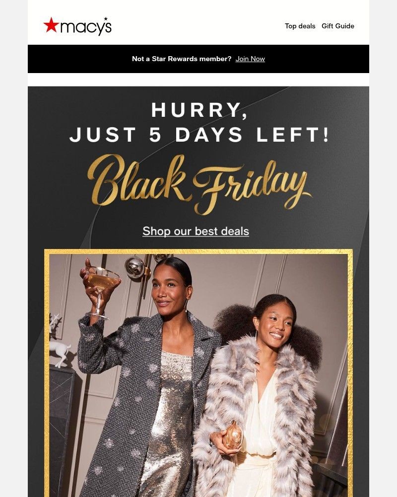 Screenshot of email sent to a Macy's Cart abandoner