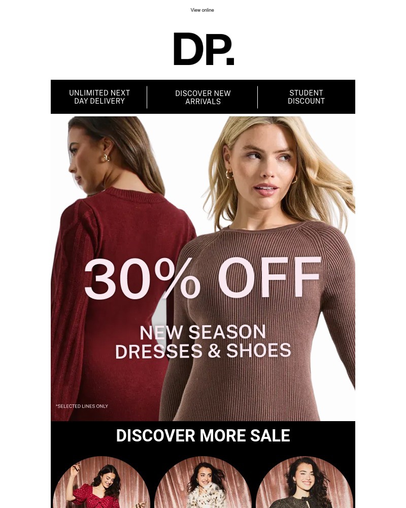 Screenshot of email with subject /media/emails/30-off-new-season-dresses-shoes-66479b-cropped-00e44c6e.jpg