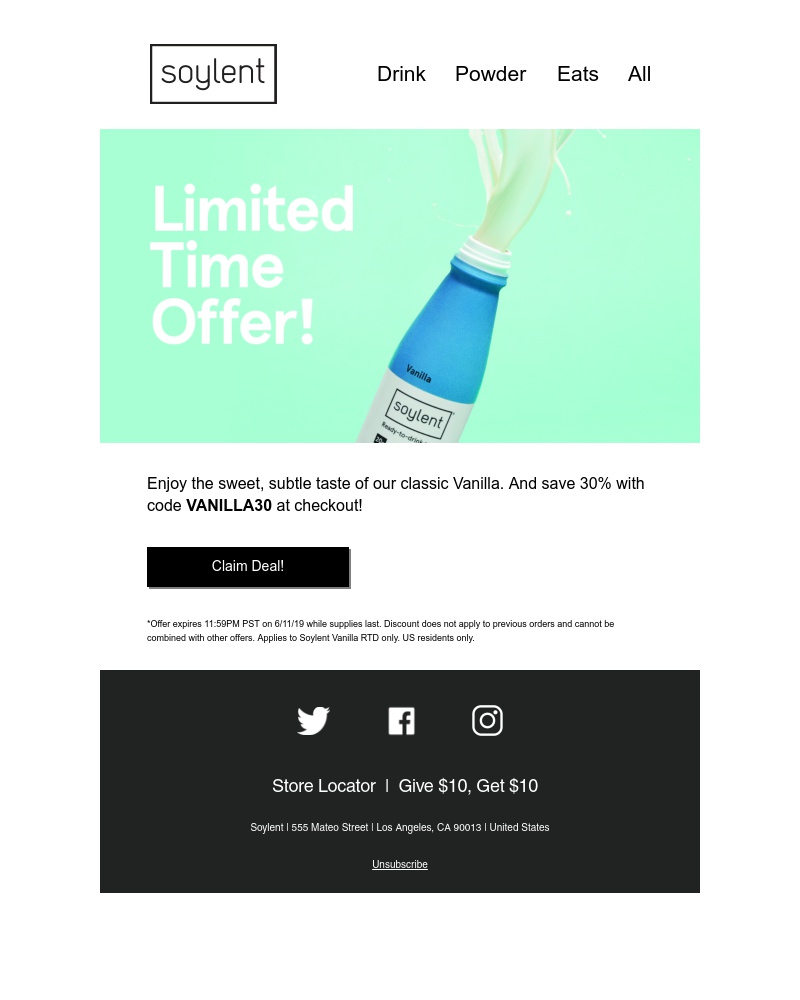 Screenshot of email with subject /media/emails/30-off-soylent-vanilla-drink-sale-cropped-143b730d.jpg