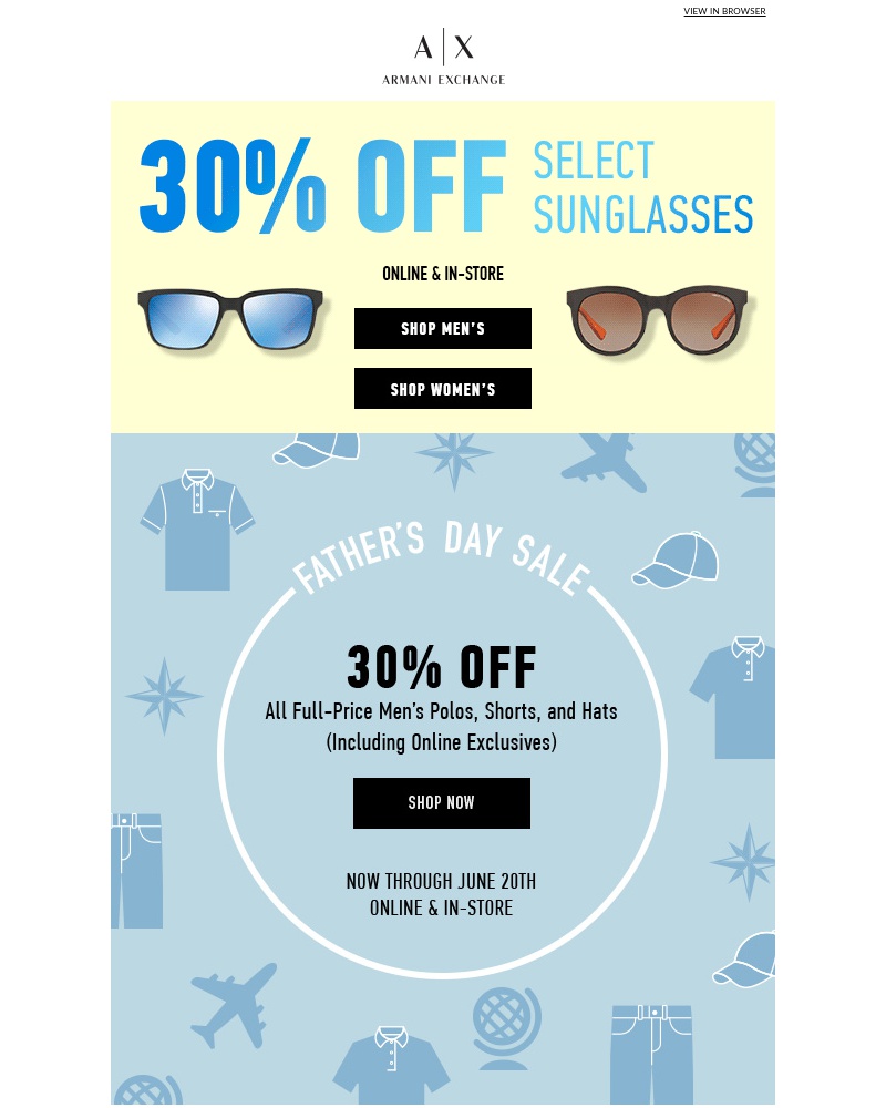 Screenshot of email with subject /media/emails/30-off-sunglasses-free-gift-with-purchase-cropped-e79c74d7.jpg