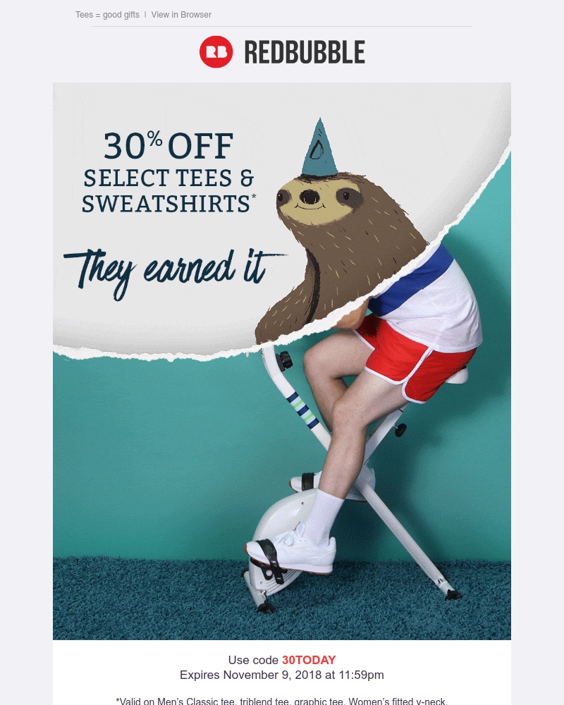 Screenshot of email with subject /media/emails/30-off-tee-sale-extended-deck-yourself-before-you-wreck-yourself-cropped-5622ef56.jpg