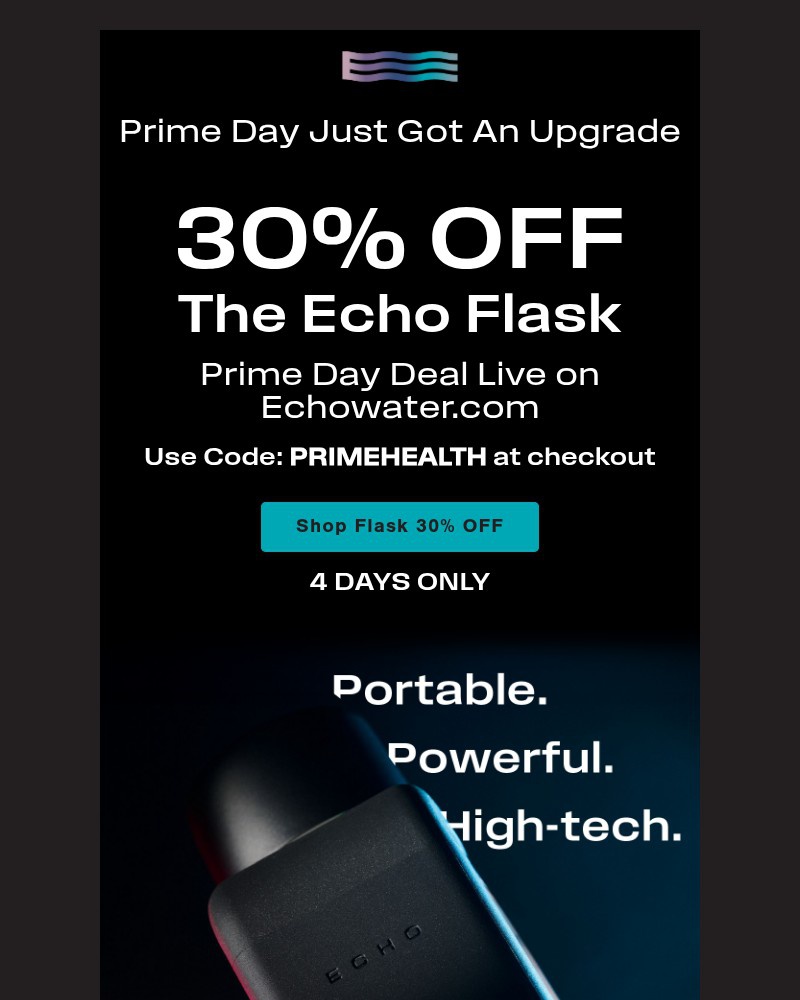 Screenshot of email sent to a Echo Water Newsletter subscriber
