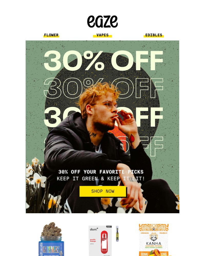 Screenshot of email with subject /media/emails/30-off-the-monday-come-down-cure-7895fe-cropped-7b310d6f.jpg