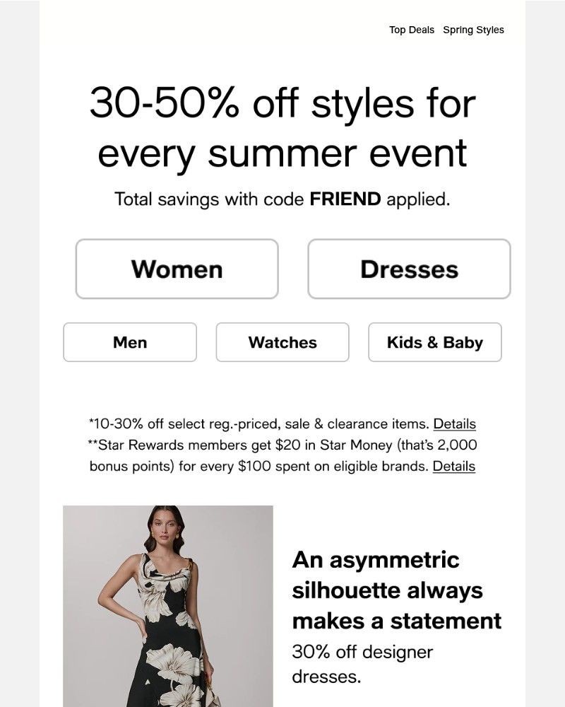 Screenshot of email sent to a Macy's Cart abandoner