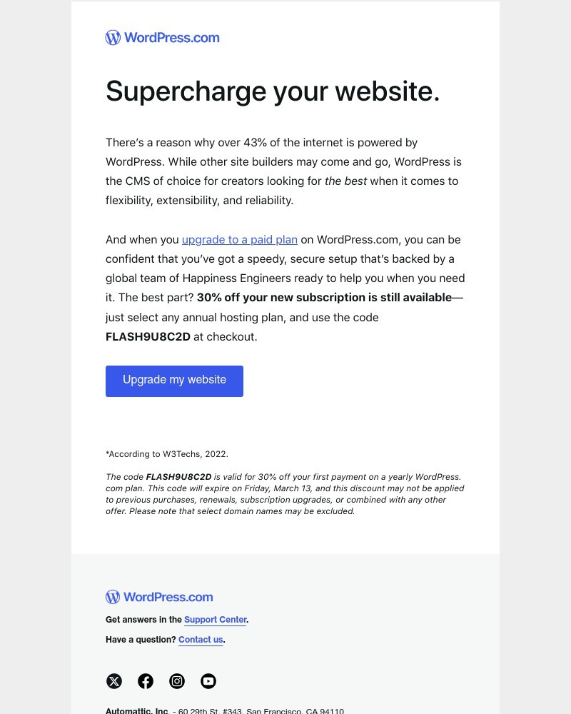 Screenshot of email with subject /media/emails/30-off-your-wordpresscom-upgrade-581afa-cropped-cc7352ca.jpg