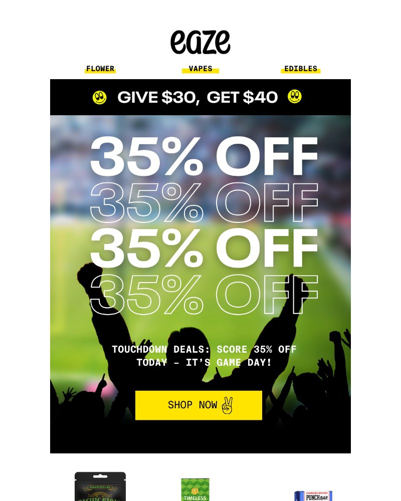 Screenshot of email with subject /media/emails/35-off-for-game-day-its-giving-end-zone-energy-ccac5d-cropped-3742e5ba.jpg
