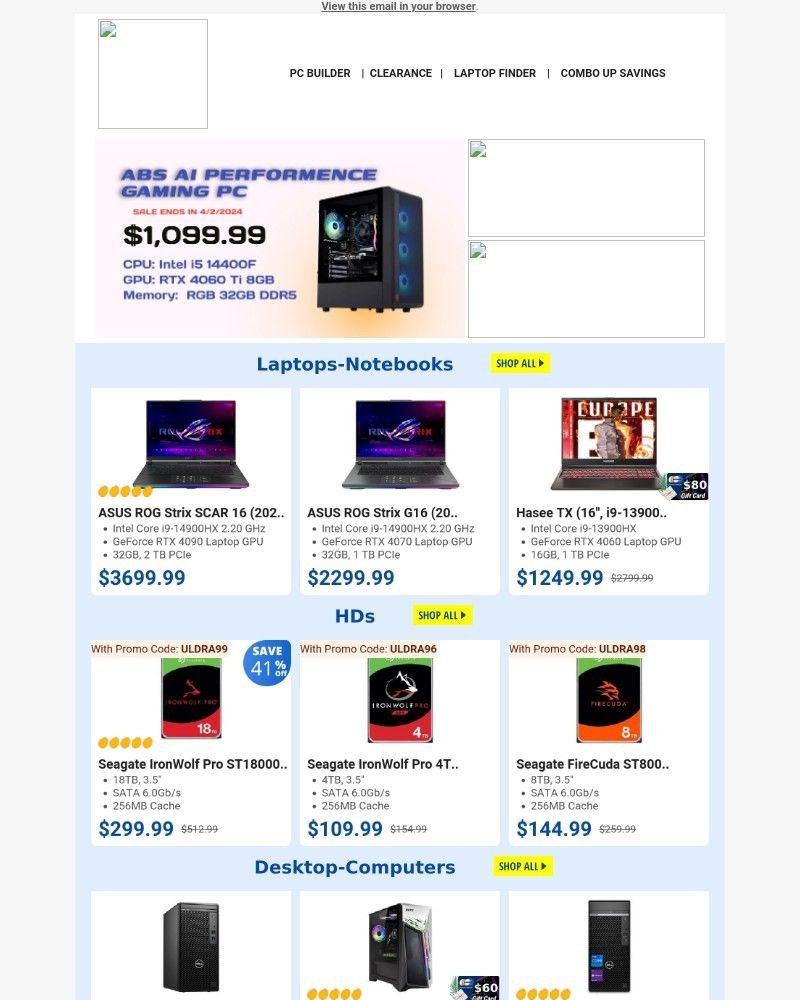 Screenshot of email with subject /media/emails/369999-asus-rog-16-gaming-laptop-29999-seagate-18tb-internal-hard-drive-4e3ed4-cr_cI69Olb.jpg