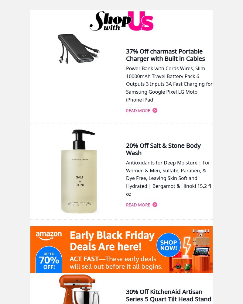 Screenshot of email with subject /media/emails/37-off-charmast-portable-charger-with-built-in-cables-and-more-black-friday-deals_Z8bDa7U.jpg