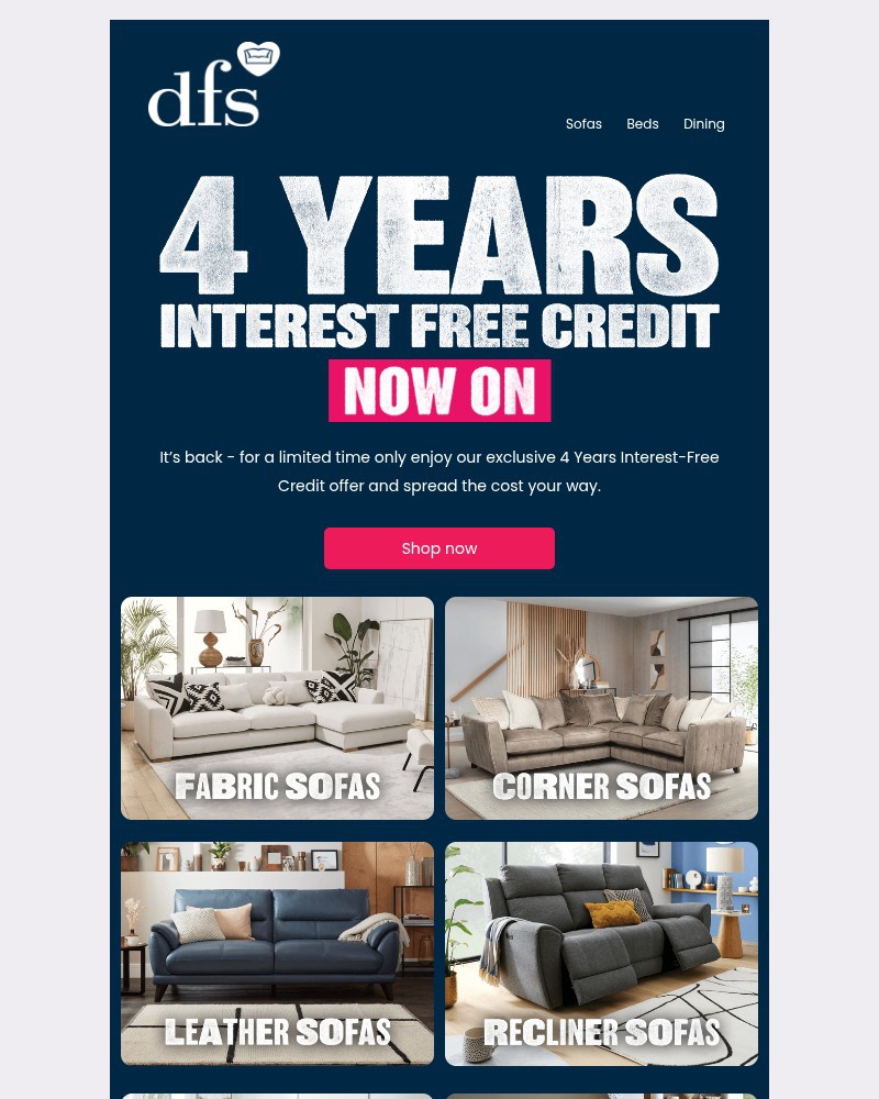 Screenshot of email with subject /media/emails/4-years-interest-free-credit-is-back-5b6963-cropped-9fd780a4.jpg