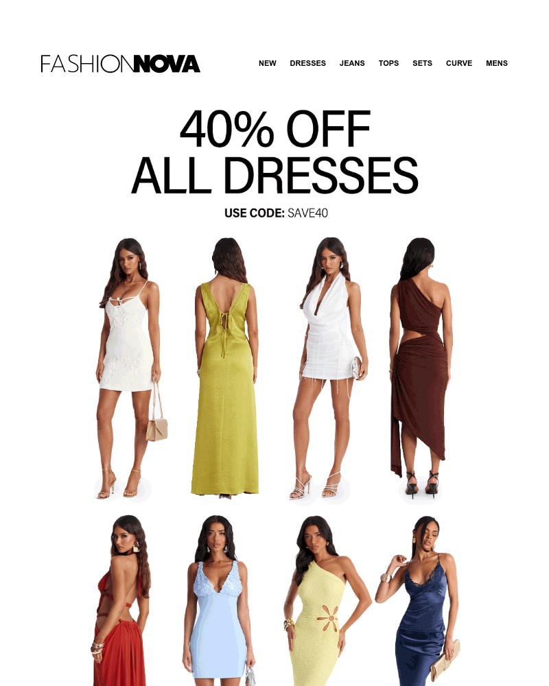 Screenshot of email sent to a Fashion Nova Registered user