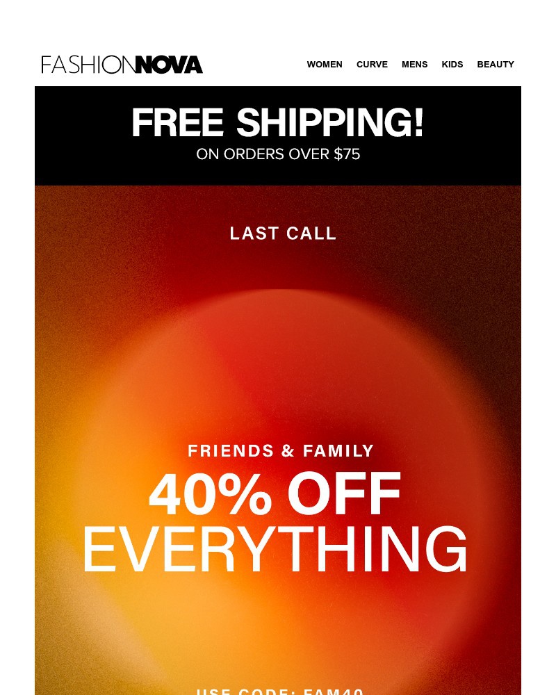 Screenshot of email with subject /media/emails/40-off-everythingits-now-or-never-4bda6a-cropped-218fb536.jpg