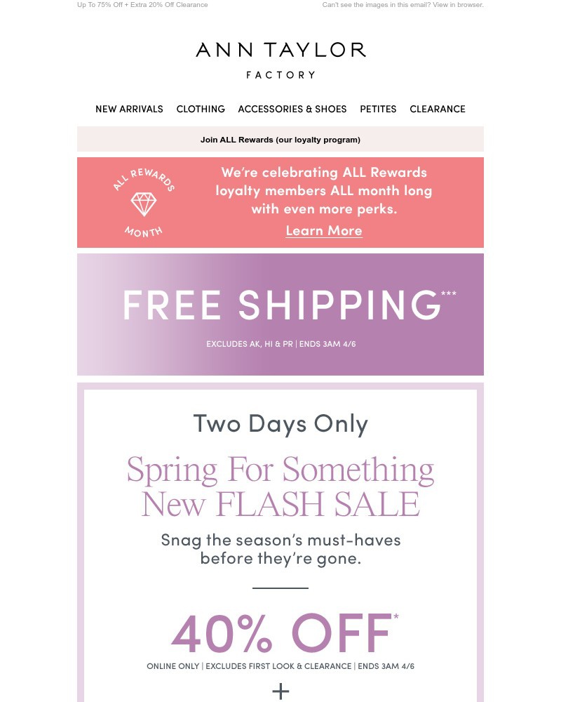 Screenshot of email with subject /media/emails/40-off-extra-20-off-free-shipping-flash-sale-a5caa0-cropped-0671b97c.jpg