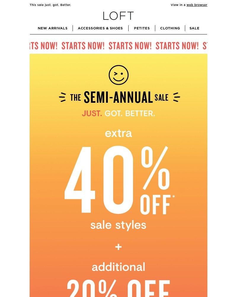 Screenshot of email with subject /media/emails/40-off-extra-20-off-sale-starts-now-1e8994-cropped-64e3dc95.jpg