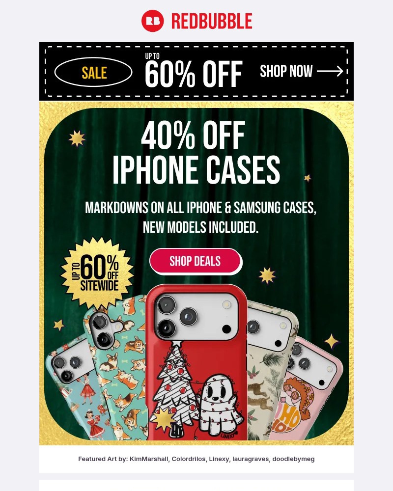 Screenshot of email with subject /media/emails/40-off-iphone-cases-plus-up-to-60-off-everything-else-d6e48e-cropped-30463b94.jpg