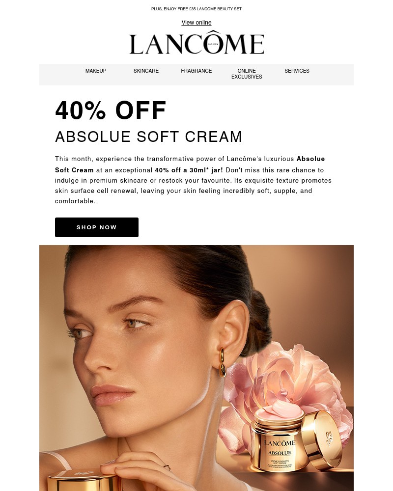 Screenshot of email with subject /media/emails/40-off-lancomes-absolue-soft-cream-143b2d-cropped-c3ac1222.jpg