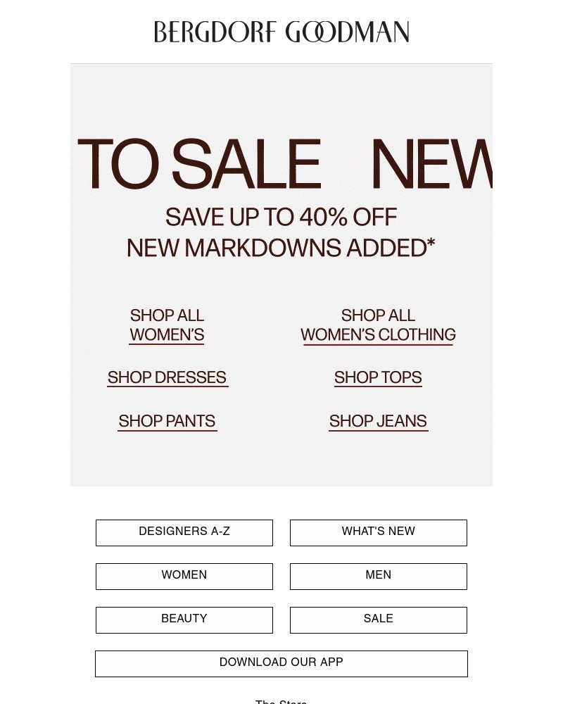 Screenshot of email with subject /media/emails/40-off-new-markdowns-added-to-sale-88a61d-cropped-c17f5d57.jpg