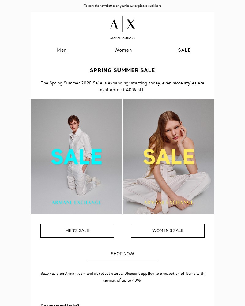 Screenshot of email with subject /media/emails/40-off-new-styles-added-1f8c26-cropped-05e87bb7.jpg