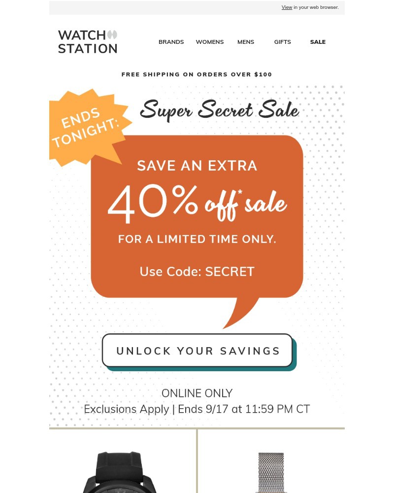 Screenshot of email with subject /media/emails/40-off-sale-ending-soon-5df6fc-cropped-1d85c816.jpg