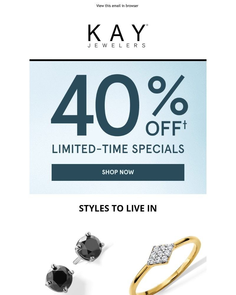 Screenshot of email with subject /media/emails/40-off-select-styles-right-now-bad17f-cropped-d7e7e84f.jpg