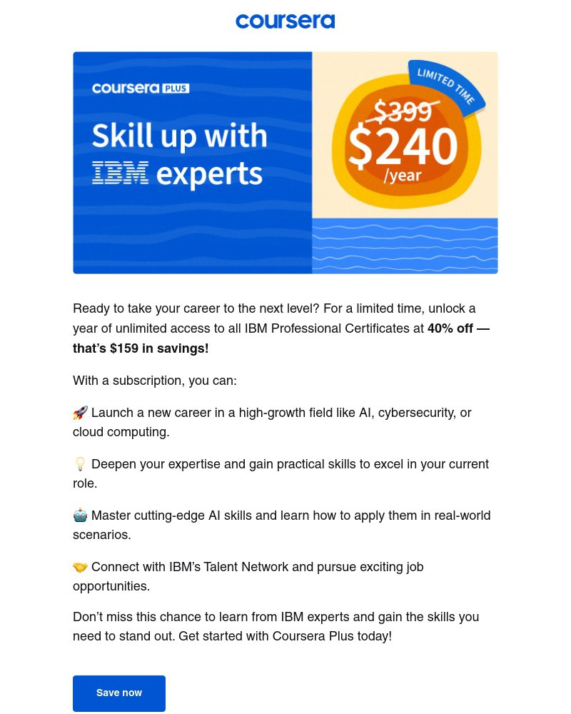 Screenshot of email with subject /media/emails/40-off-unlimited-access-to-ibm-certificates-8435ff-cropped-29236d18.jpg