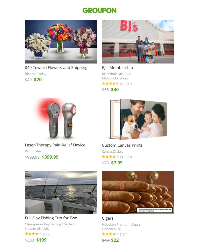 Screenshot of email with subject /media/emails/40-toward-flowers-and-shipping-bjs-membership-laser-therapy-pain-relief-device-a9_tFGda4g.jpg