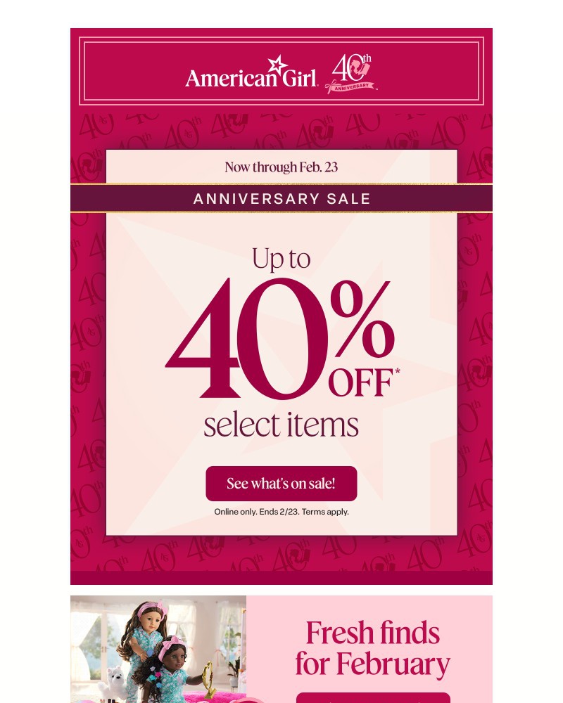 Screenshot of email with subject /media/emails/40th-anniversary-sale-is-on-5b21c0-cropped-1893e0f4.jpg