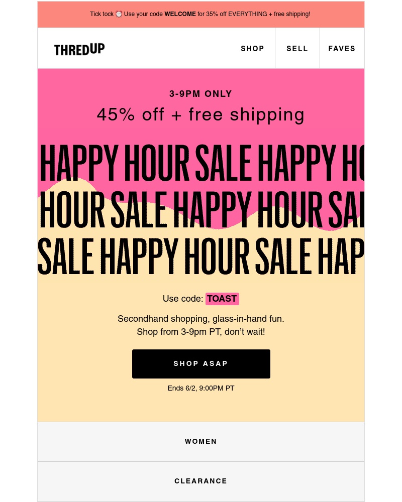Screenshot of email with subject /media/emails/45-off-fast-sale-slow-fashion-6ae696-cropped-7c9b7357.jpg