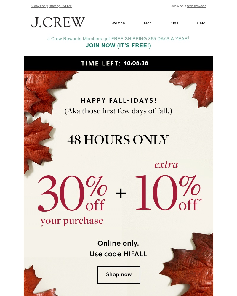 Screenshot of email with subject /media/emails/48-hour-flash-sale-30-off-your-purchase-extra-10-off-cropped-1e9967d3.jpg