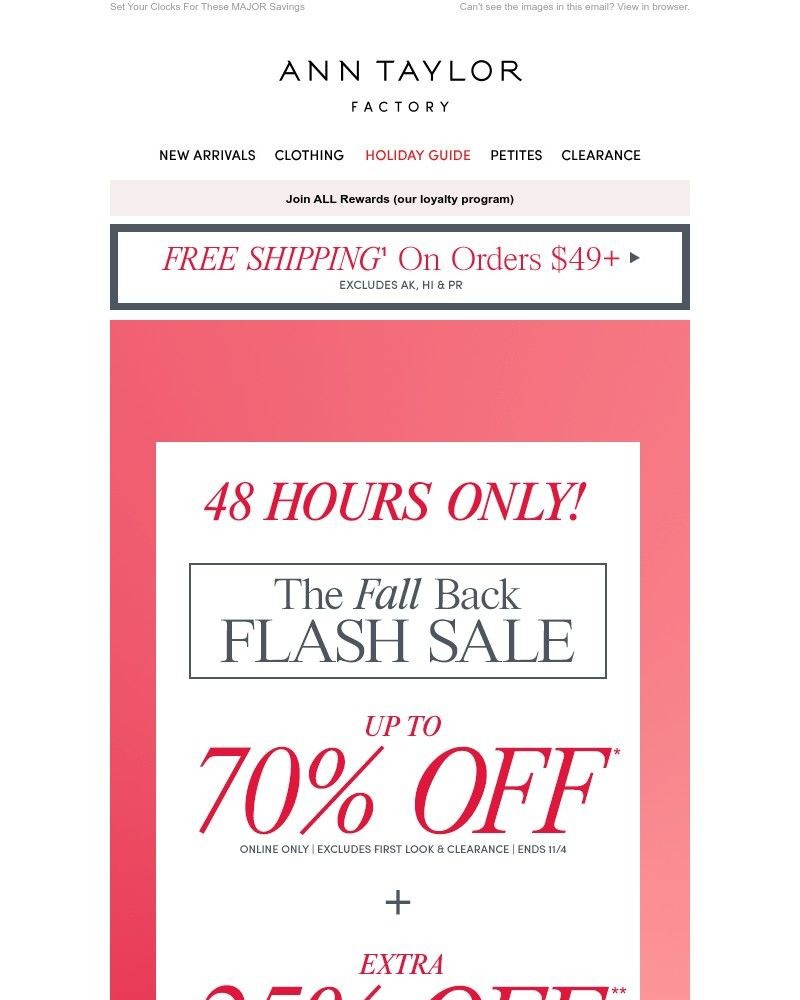 Screenshot of email with subject /media/emails/48-hour-flash-sale-up-to-70-off-extra-25-off-f08b86-cropped-284a0a40.jpg