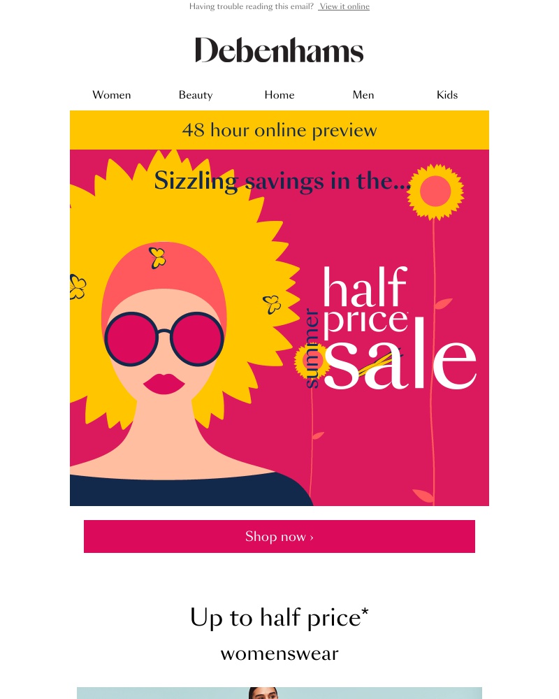 Screenshot of email with subject /media/emails/48-hour-preview-summer-half-price-sale-cropped-9cafc37c.jpg