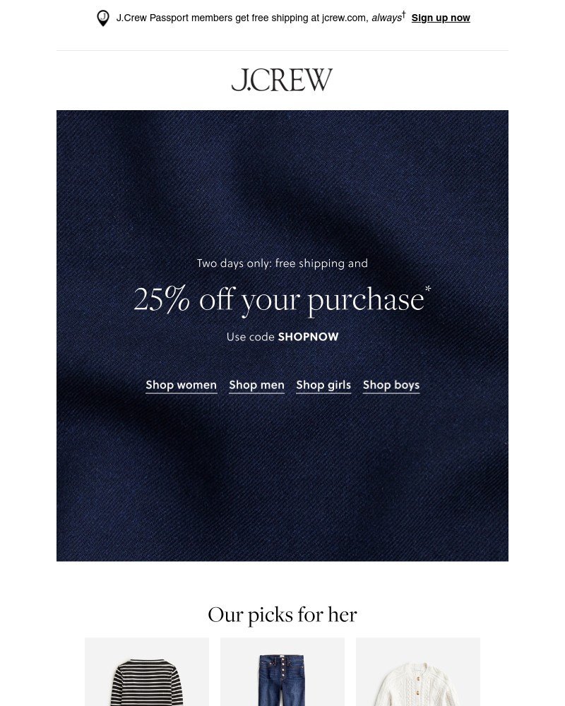 Screenshot of email with subject /media/emails/48-hours-for-free-shipping-25-off-0f0ddf-cropped-df63d521.jpg